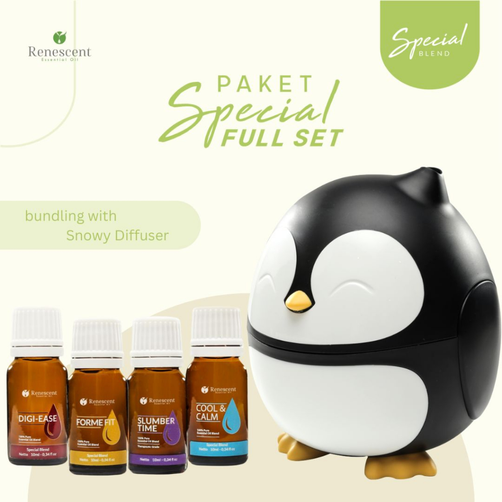 Renescent Starter Pack Package with Diffuser 10ml Essential Oil