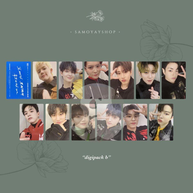 Photocard Treasure The Second Step : Chapter One Digipack Hyunsuk Jihoon Yoshi Junkyu Mashiho Jaehyu