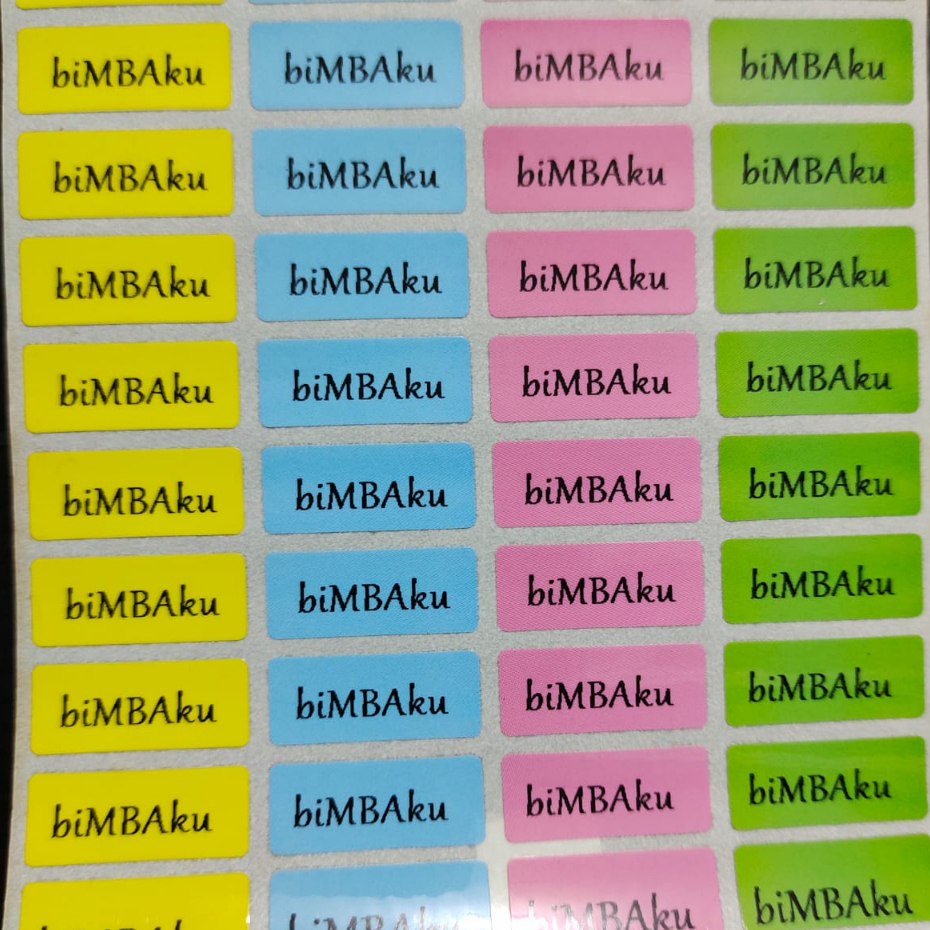 

Label Nama Waterproof - Colour