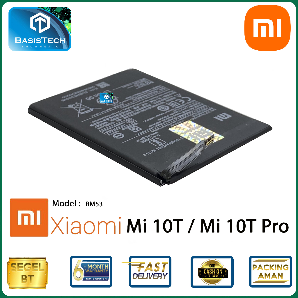 BATERAI XIAOMI Mi 10T Mi 10T PRO - BM53 - BASISTECH ORIGINAL QUALITY