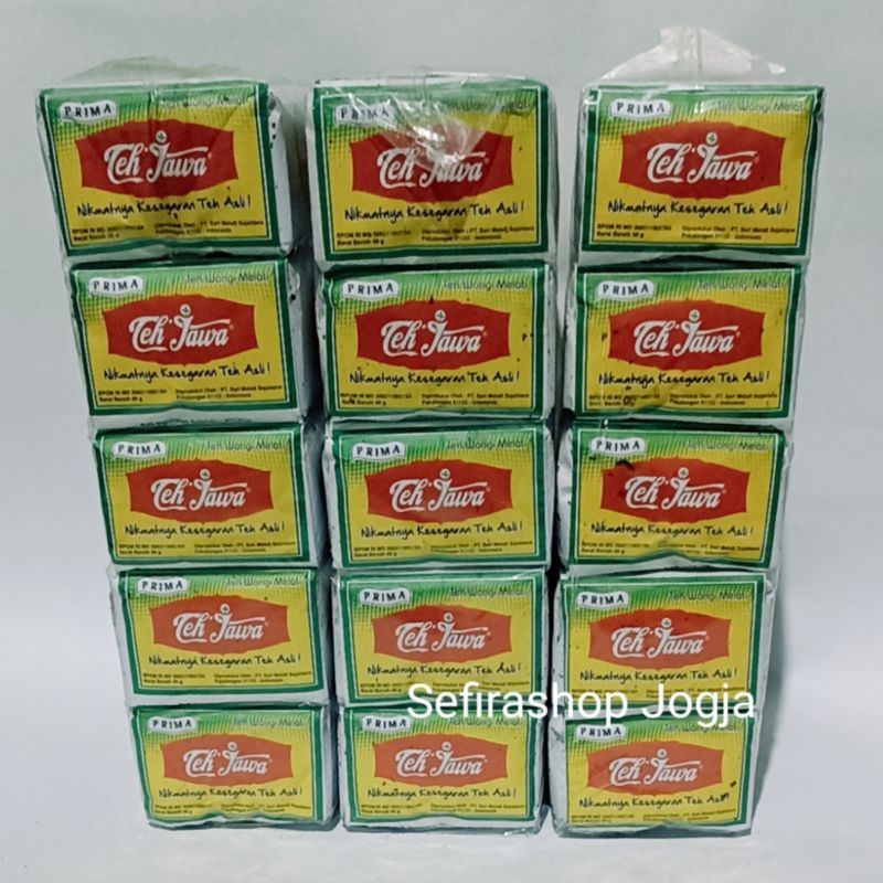 

Teh Jawa Prima Kuning 1 pack (isi 10 pcs x 40 gram)