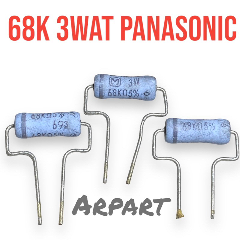 resistor 68k 3watt panasonic original