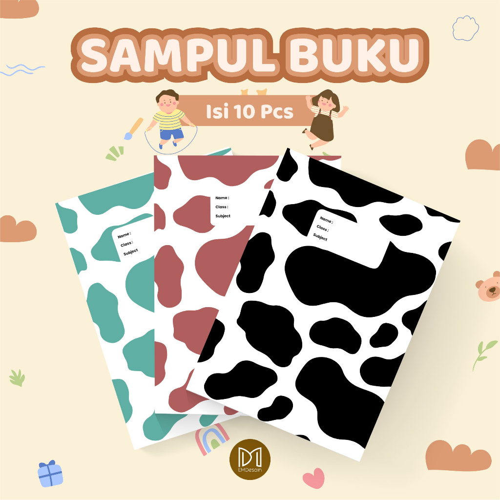 

(10 PCS) SAMPUL BUKU AESTHETIC / SAMPUL BUKU ESTETIK | MOTIF SAPI SAMPUL BUKU BIGBOSS CAMPUS BOXY BMB | BOOK COVER AESTHETIC / Sidu Sampul Buku Pastel Aesthetic - Sampul Buku Motif Sampul Buku Sidu Sampul Buku Bigboss Boxy /COVER BOOK