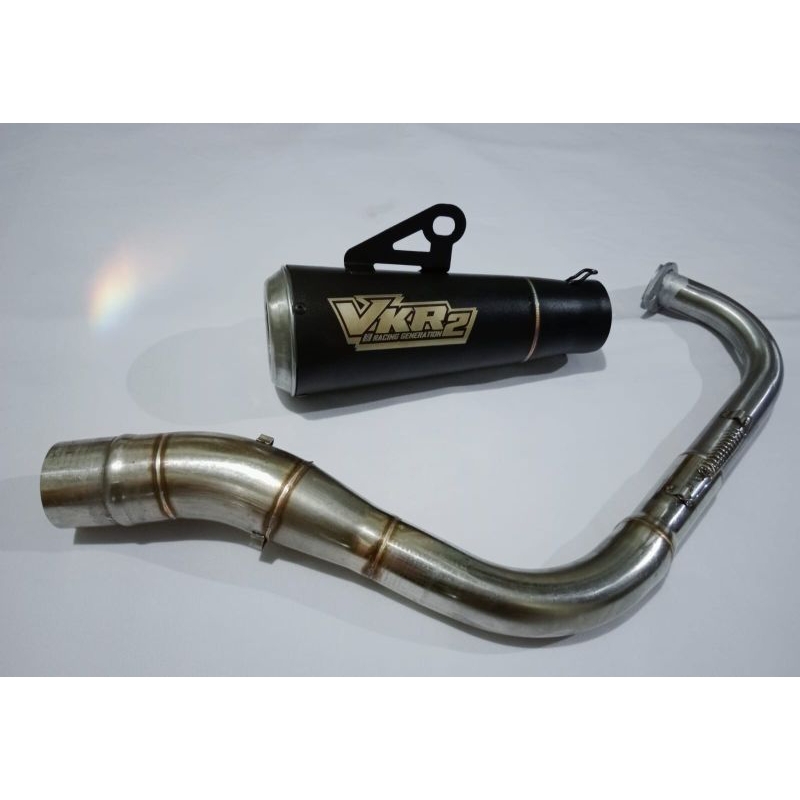 knalpot racing beat karbu / fi / vario 110 / scoopy karbu drag roadrace boreup standarporting . orig