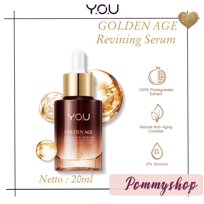 YOU Golden Age Series Paket 3 In 1 Refining Serum/Day Cream /Night Cream