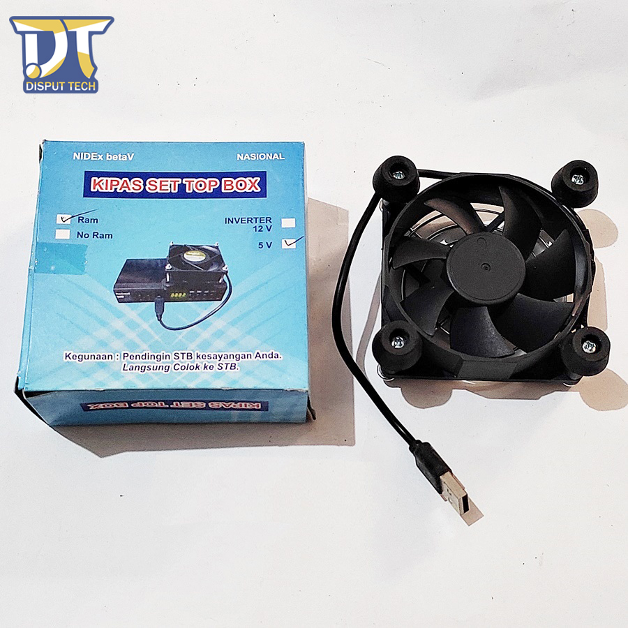 Kipas Set Top Box 5V / Fan STB / Kipas STB / Pendingin STB