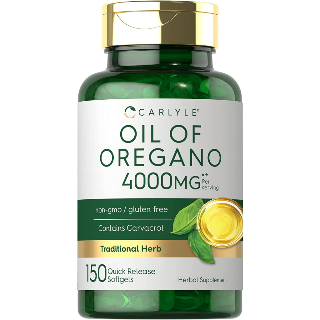 Carlyle Oil Of Oregano 4000 mg 150 Softgel Herb Contains Carvacrol
