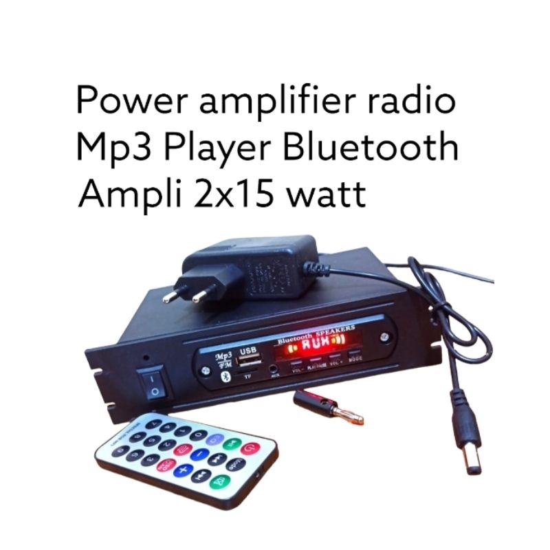 AMPLI MINI 12V BLUETOOTH MP3 PLAYER BLUETOOTH 12VOLT / POWER AMPLIFIER BLUETOOTH STEREO mini power m