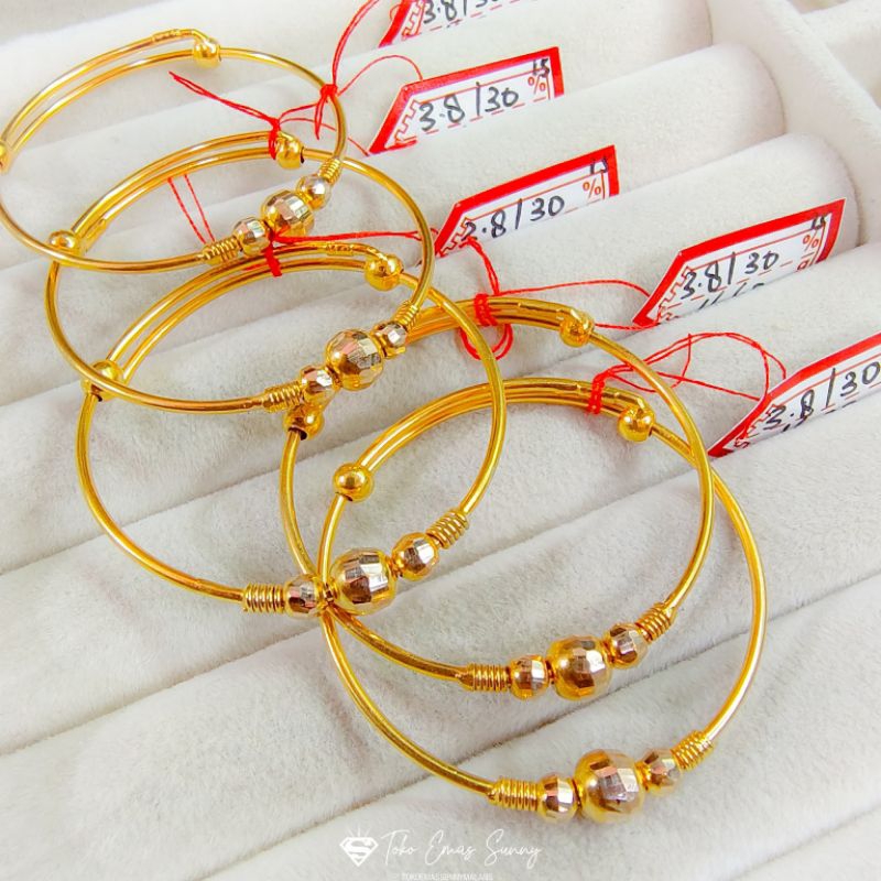 GELANG BAYI SERUT EMAS 300%700%