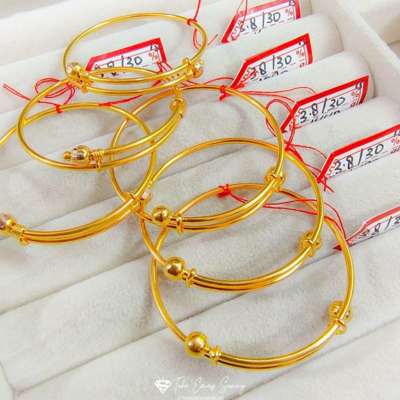 GELANG BAYI SERUT EMAS 300%700%