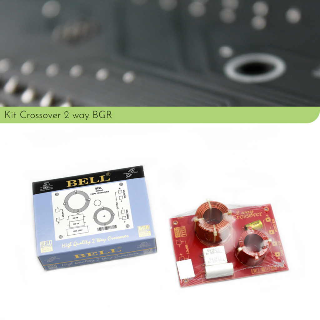 Kit Crossover Passive Pasif 2 way Tweeter Woofer BGR BELL