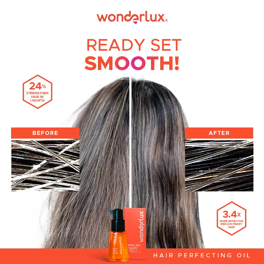 Wonderlux Hair Perfecting Oil Ready Set Smooth Instant Showstopper 75ml