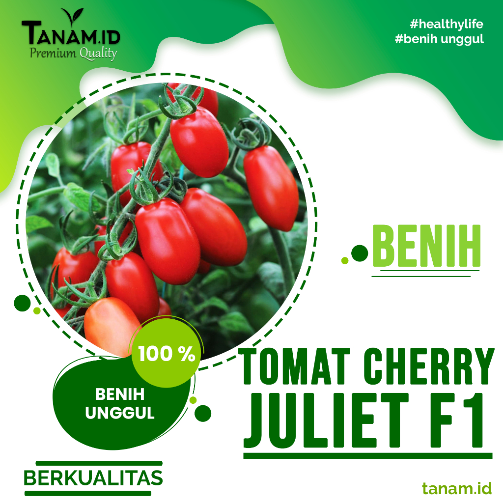 5 Biji - Benih Tomat Cherry JULIET F1 ECER/REPACK