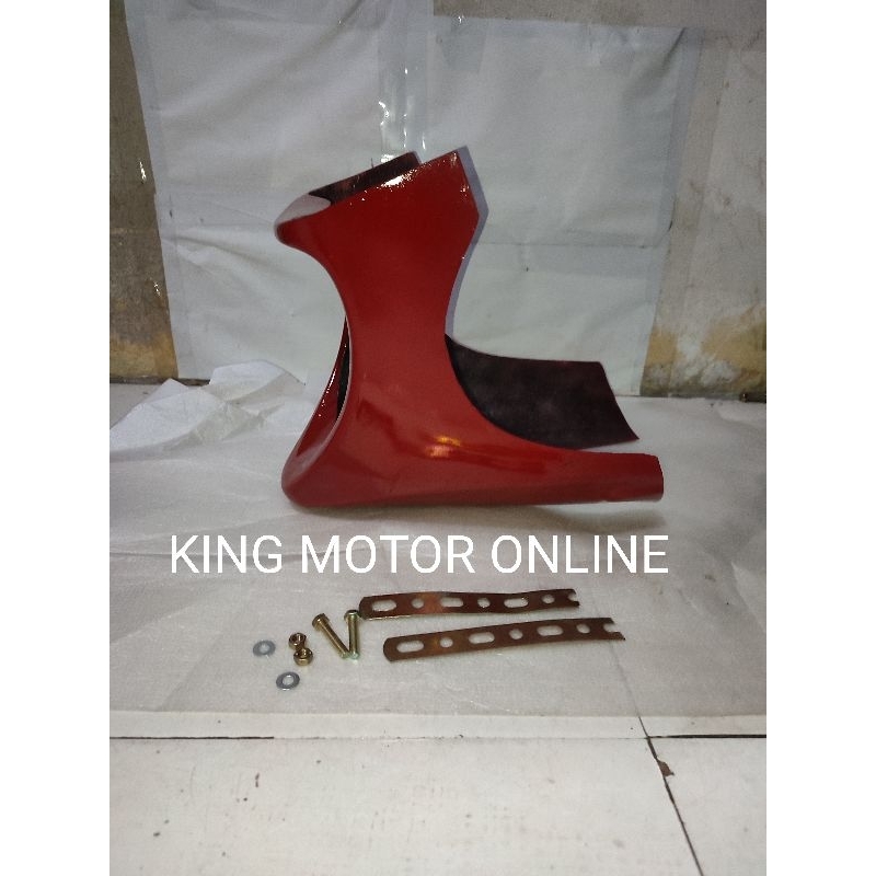 COVER TUTUP MESIN BAWAH WARNA MERAH RXKING RX KING RXZ RZR RXS RXR YT RXK RX100 RS100 RX125 RX125