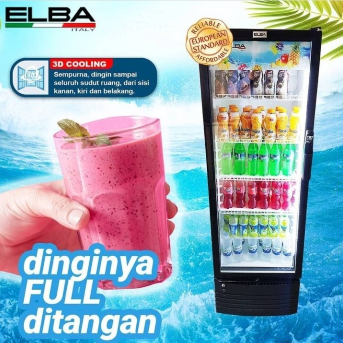 Showcase Elba 5 Rak 250 Liter ESC 255