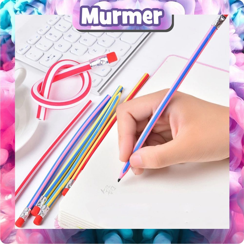 

MurmerOfficial Pensil Flexsible Lentur Pensil Gulung Unik Lucu Import COD S069