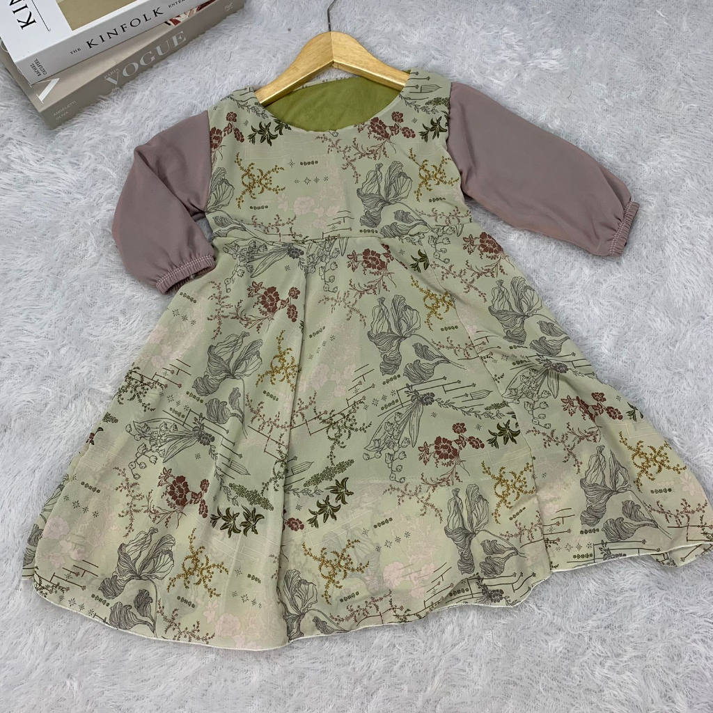 Gamis Anak NARA Gamis Anak Perempuan Terbaru Usia 2 3 4 5 6 7 8 Tahun Bahan Ceruty Babydoll