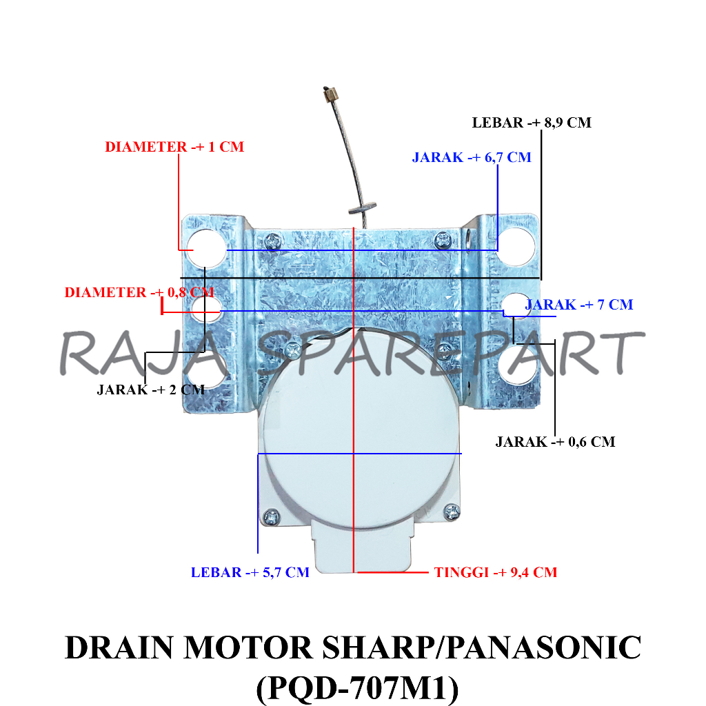 Drain Motor Mesin Cuci Panasonic/Sharp (PQD-707M1)