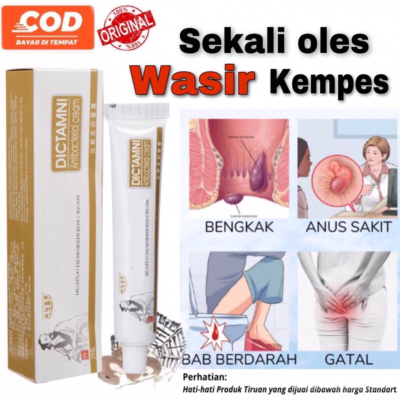 [ ORIGINAL ] Salep Obat Wasir Ambien Ambeien  Herbal Cream Anal anus
