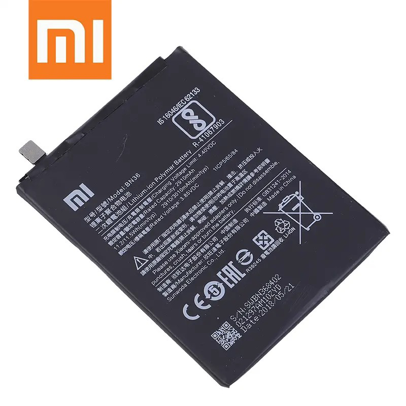 BN36 BATERAI XIAOMI MIA2 / MI6X - ORI