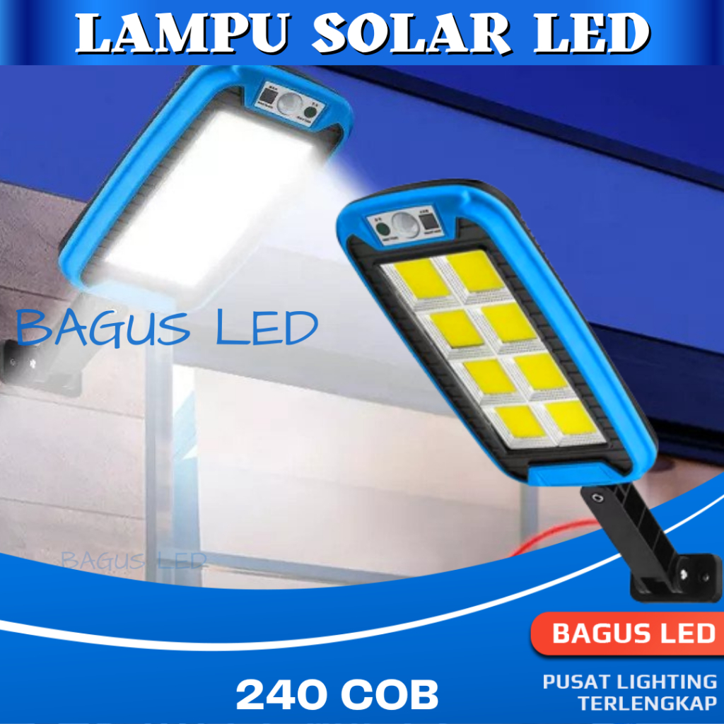 Lampu Dinding LED Tenaga Surya Outdoor Solar Cell IP65 TAHAN AIR