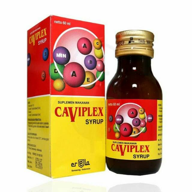 Caviplex Sirup 60ml Erela - Multivitamin Dan Mineral / Vitamin Daya Tahan Tubuh