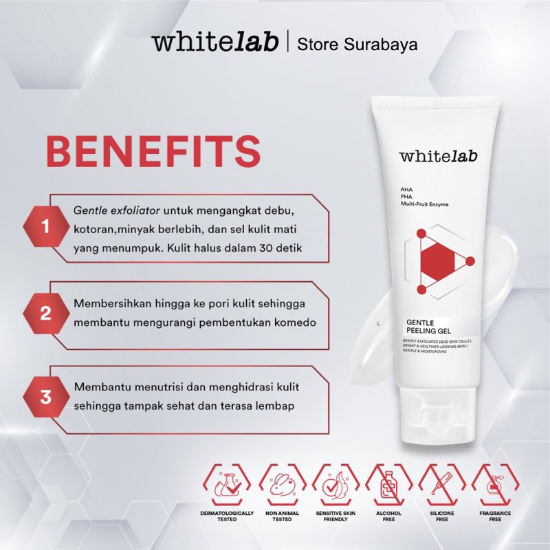 Whitelab Gentle Peeling Gel | Whitelab Surabaya