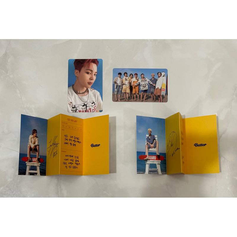 OFFICIAL PHOTOCARD BTS BUTTER