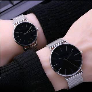 [KWS] Jam Tangan Couple Pasangan Pria Wanita DwE Pemium Classic Strap Rantai Pasir Murah