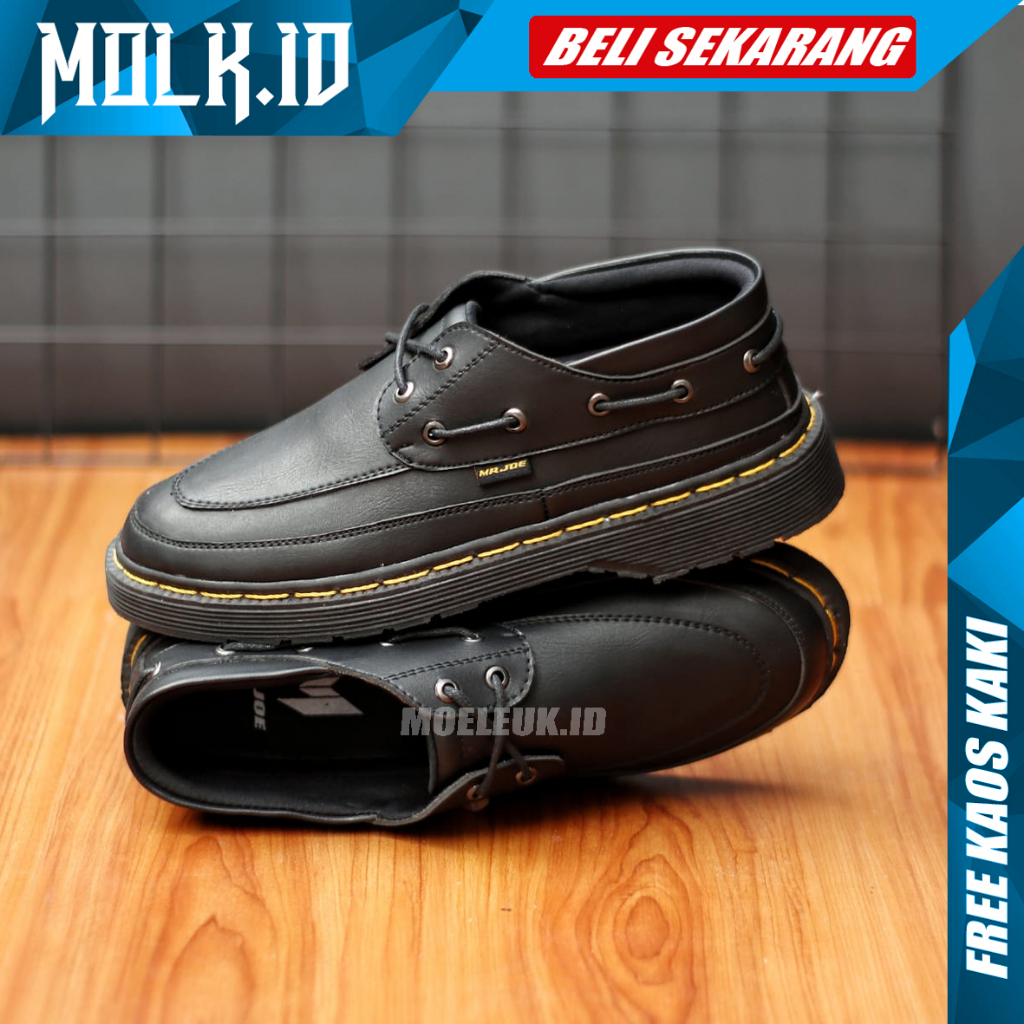 MOLK Sepatu Docmart Pria Original Formal Casual Pantofel Kerja