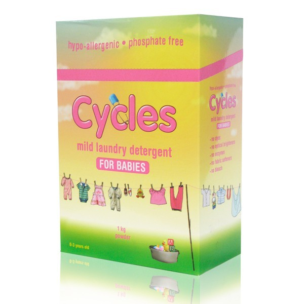 Cycles Mild Laundry Detergent Powder 1Kg