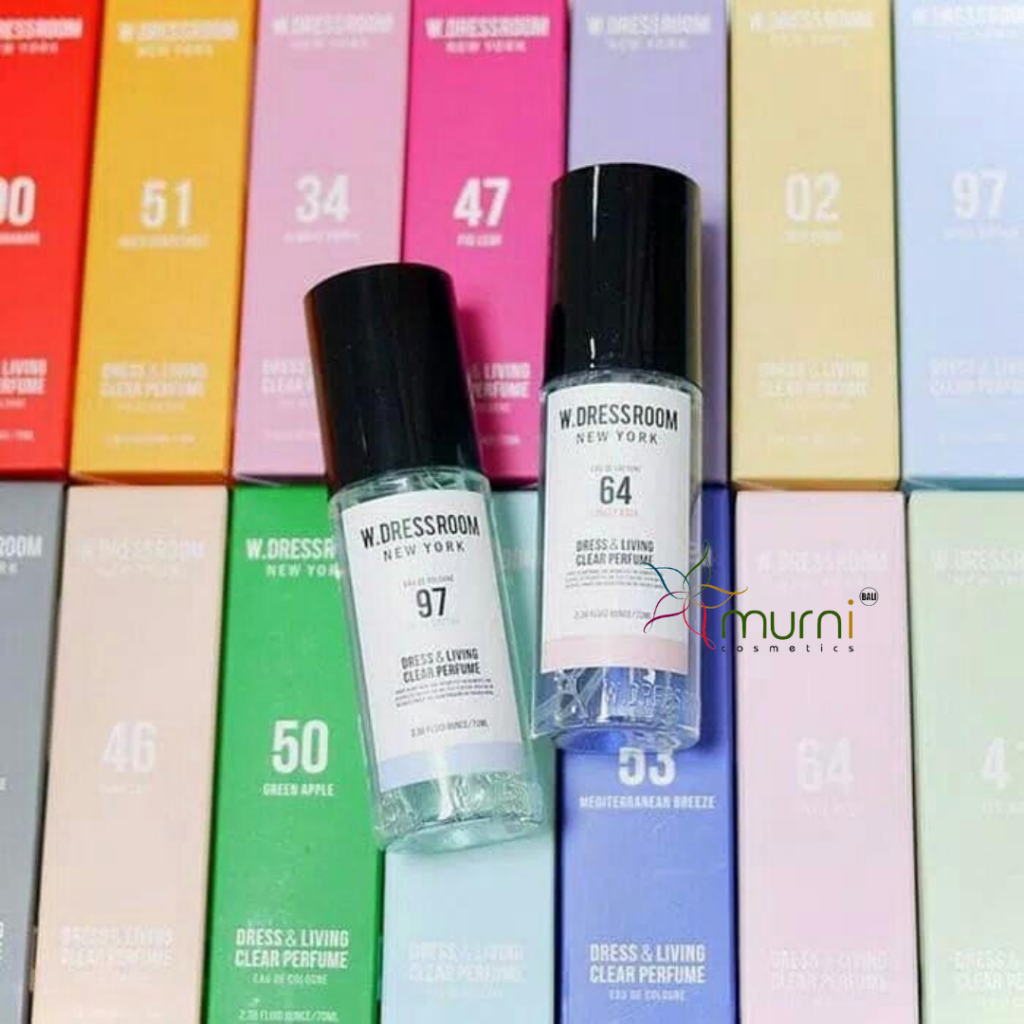 W.DRESSROOM NEW WORK DRESS &amp; LIVING CLEAR PERFUME 70ML