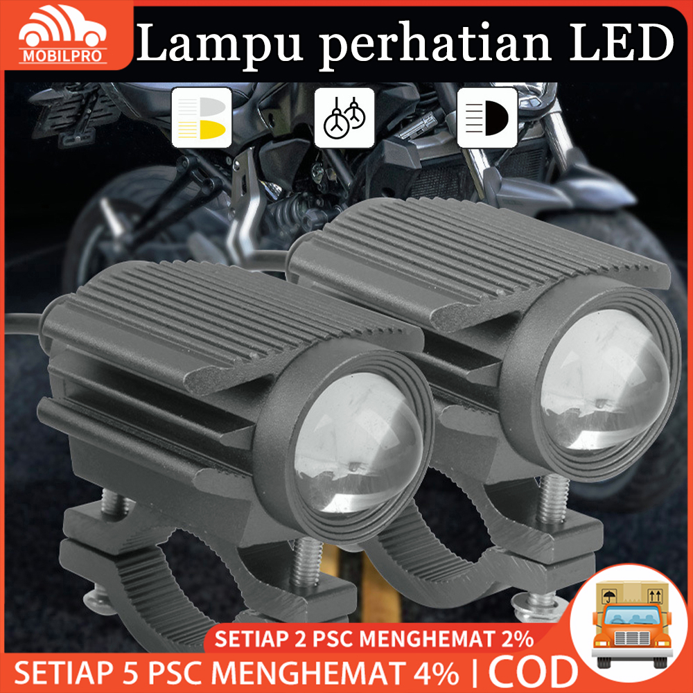 Grade A Dijamin TERANG Lampu tembak Laser LED D3 mini 2 warna High low putih kuning waterproof