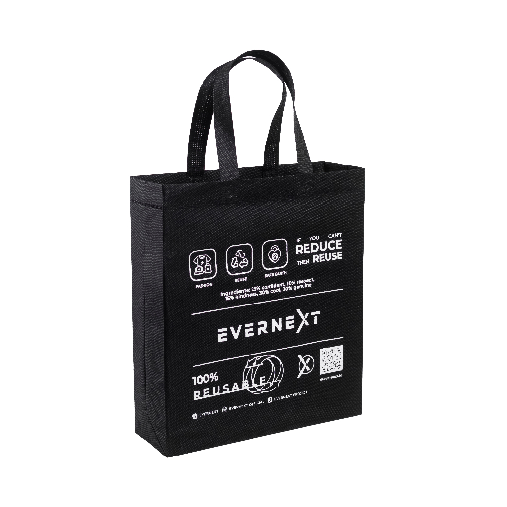

Evernext - Totte Bag Spunbond Tas Kain Goodie Bag Souvenir Tas Hadiah Pembungkus Kado