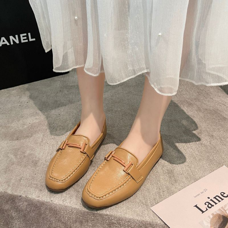DDS24377 Flat Shoes Wanita Fashion Import Sepatu Kerja Slip On Bisa COD (With Box)