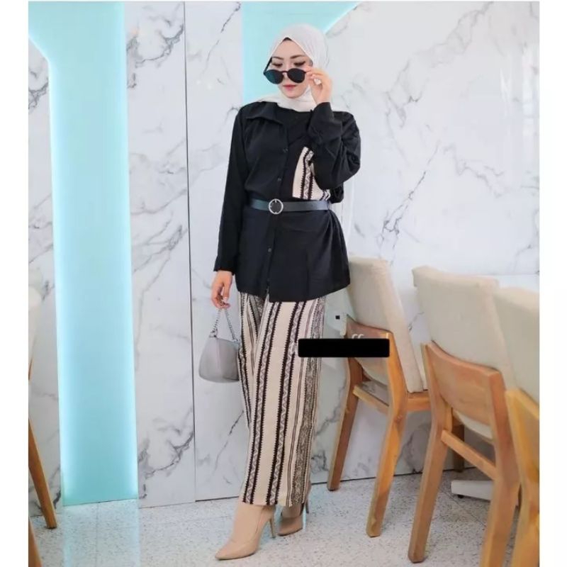 Setelan Mora Garis Coco