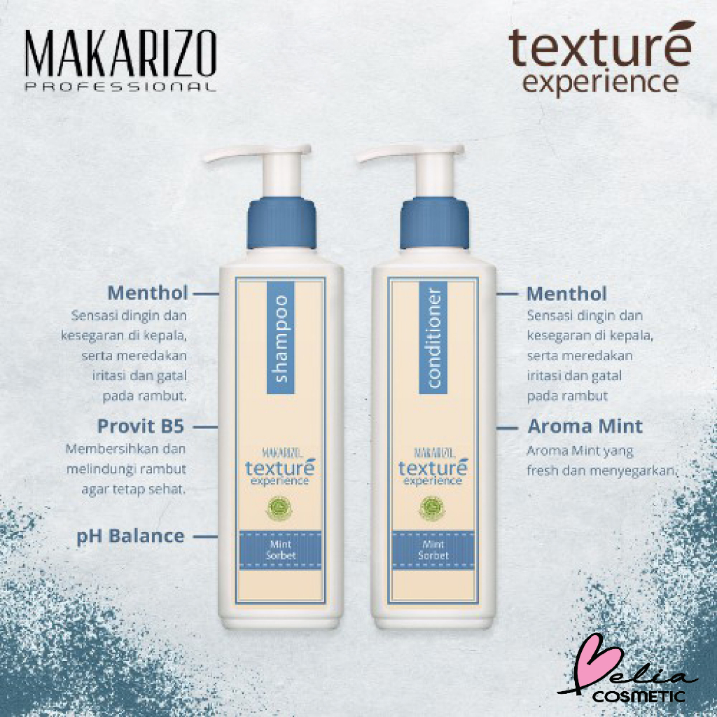 ❤ BELIA ❤ Makarizo Professional Texture Experience Shampoo &amp; Conditioner 250 mL | Black Chocolate | Green Tea Butter | Mini Sorbet | Vanilla Milk | Strawberry Yogurt