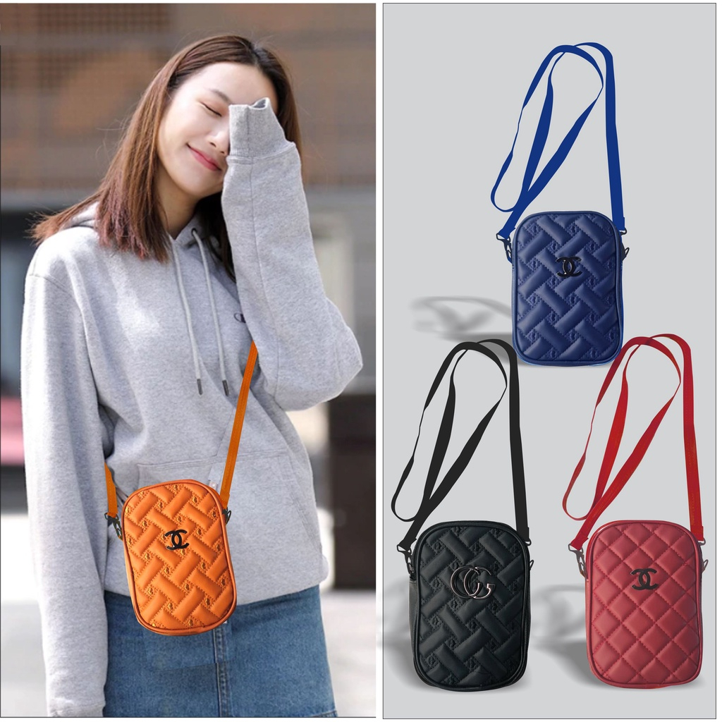 TAS SELEMPANG WANITA,TAS SLEMPANG WANITA,SLING BAG,SLING BAG PHONE  GHAYA - TAS TEMPAT HP WANITA / T