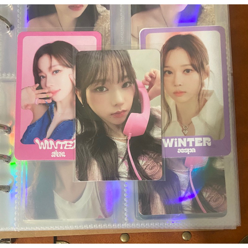 Aespa ctmi/ Karina telpon / aespa photocard / winter konser / pc karina