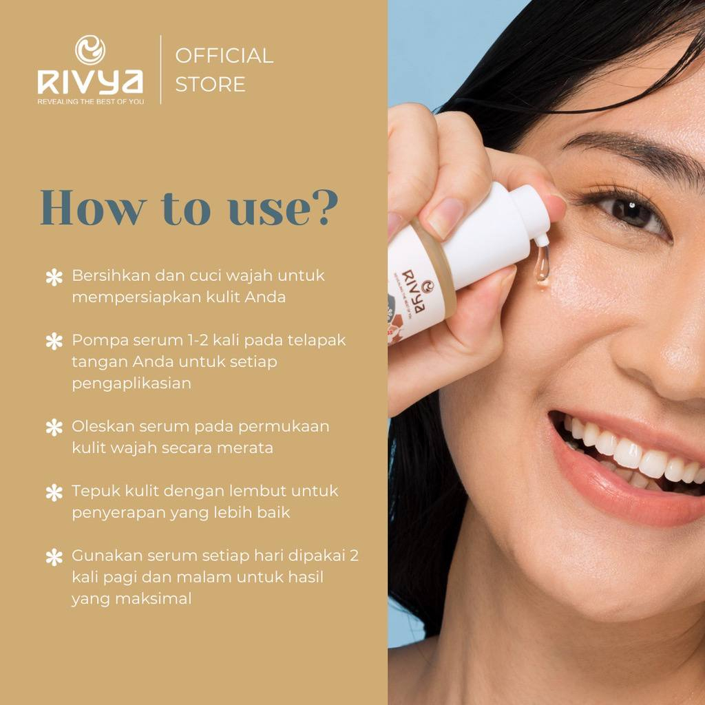 RIVYA Backhousia Acne Power Serum 20ml Serum Untuk Jerawat Aman Untuk  Busui dan Bumil