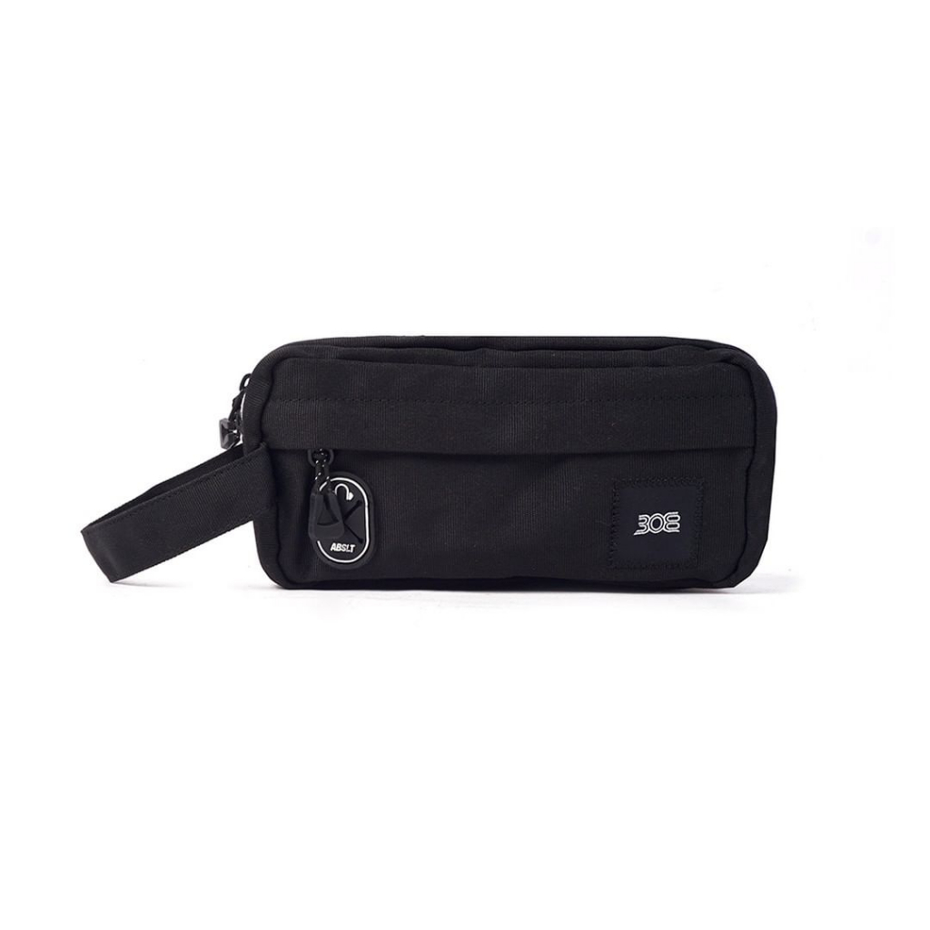 308 ABSLTUNSCRD - POUCH BAG LIST WHITE 308 LOGO - BLACK