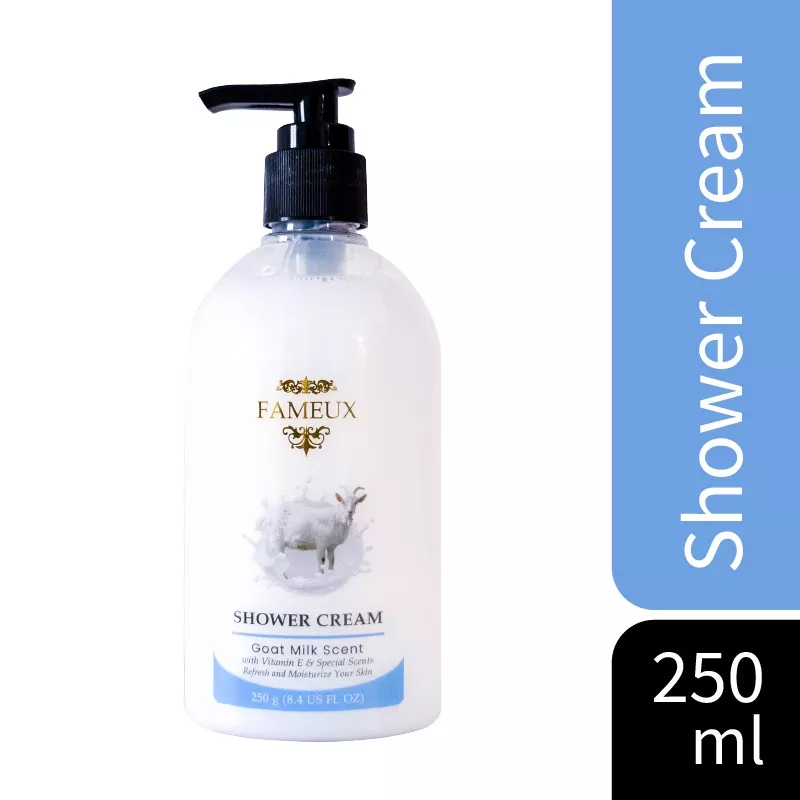 ❤ MEMEY ❤ FAMEUX Shower Cream Goat Milk 250ml