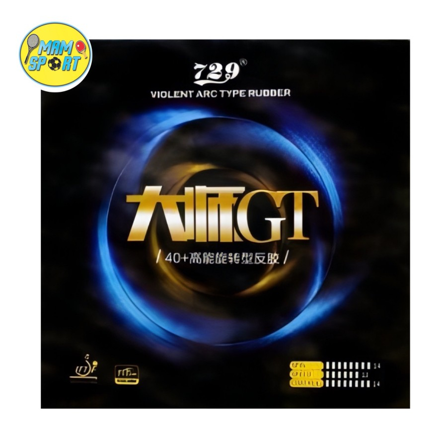Karet Bet Pingpong Tenis Meja 729 Grand Master Dashi GT Original