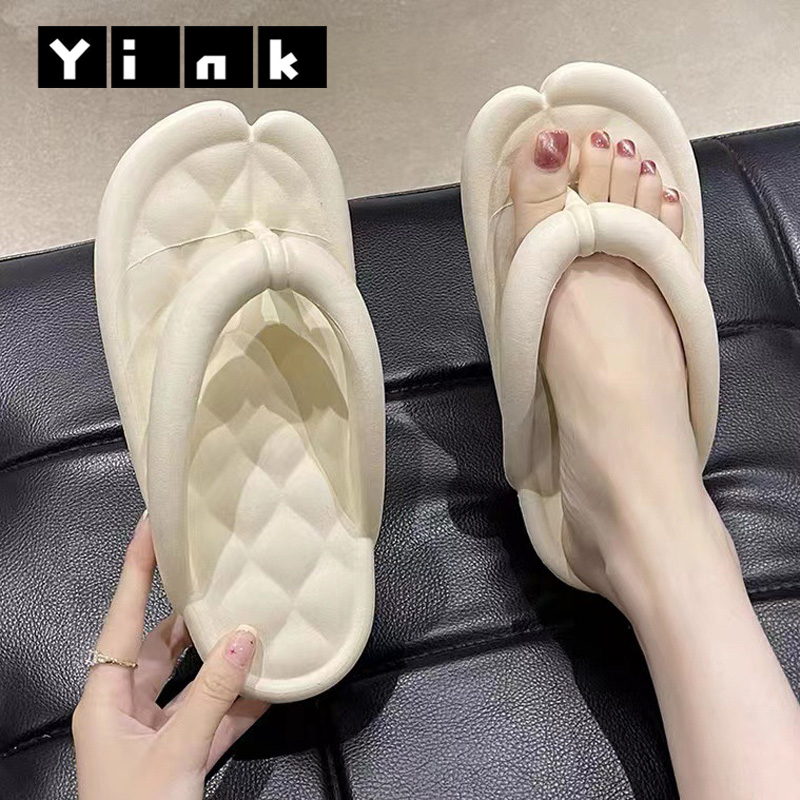 Yink Sandal Jepit Wanita Import Terbaru Sandal Jelly Sendal Wanita Kekinian Korea Sepatu Sandal Karet Selop Rumah Empuk Bersantai Eva Murah Kamar Mandi