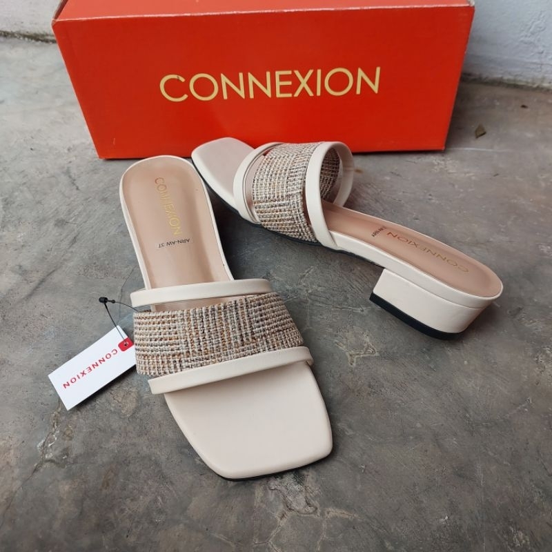 sendal Connexion Rajut Hak 3cm