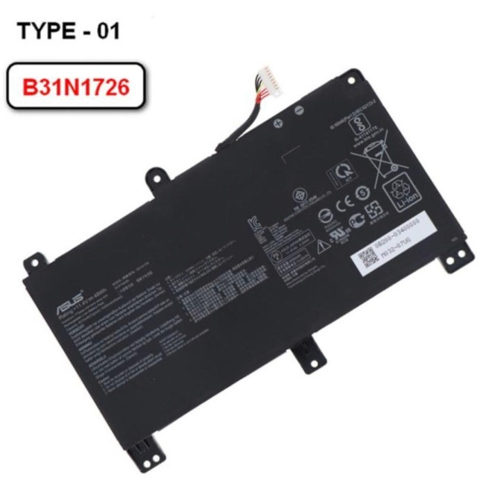 Baterai Laptop Asus TUF Game FX504 FX504GE FX505 FX505G B31N1726