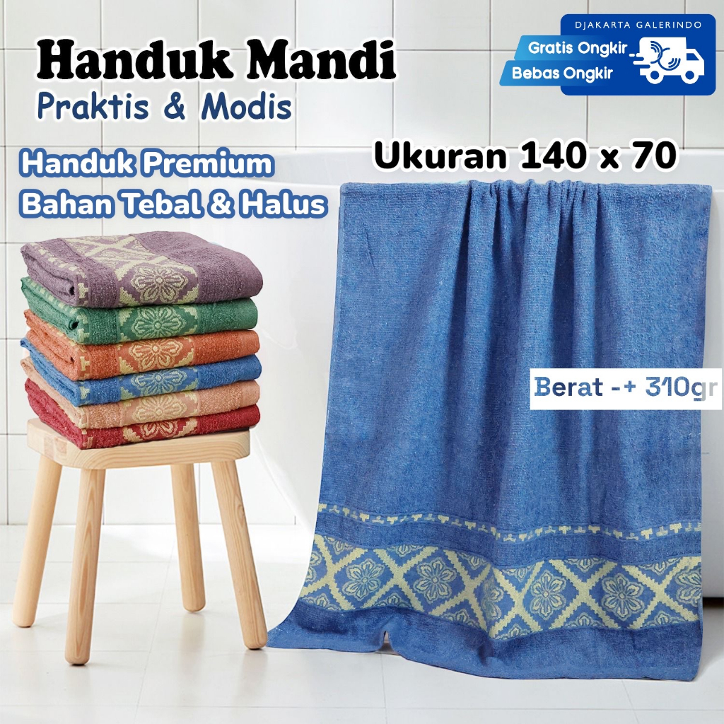 Handuk Mandi Premium Dewasa Besar Jumbo ukuran 70 x 140 cm Palmer