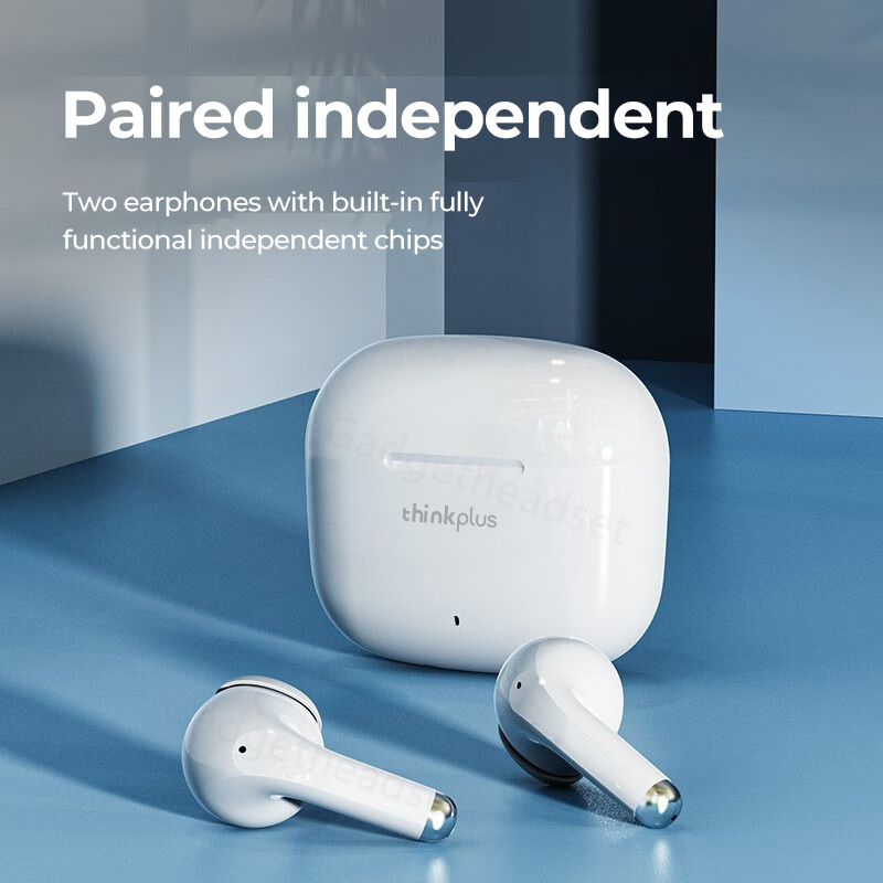 Lenovo Thinkplus LP40 PRO TWS Earphone True Wireless Bluetooth  Headset Mini Earbuds TWS Noise Reduction Mendukung Android/IOS