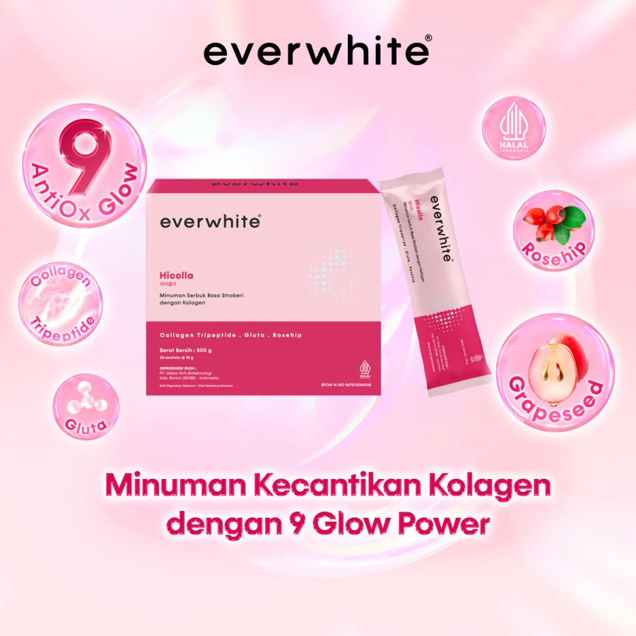 BISA COD - EVERWHITE HI COLLAGEN DRINK ORIGINAl - HI COLL - HI COLLA