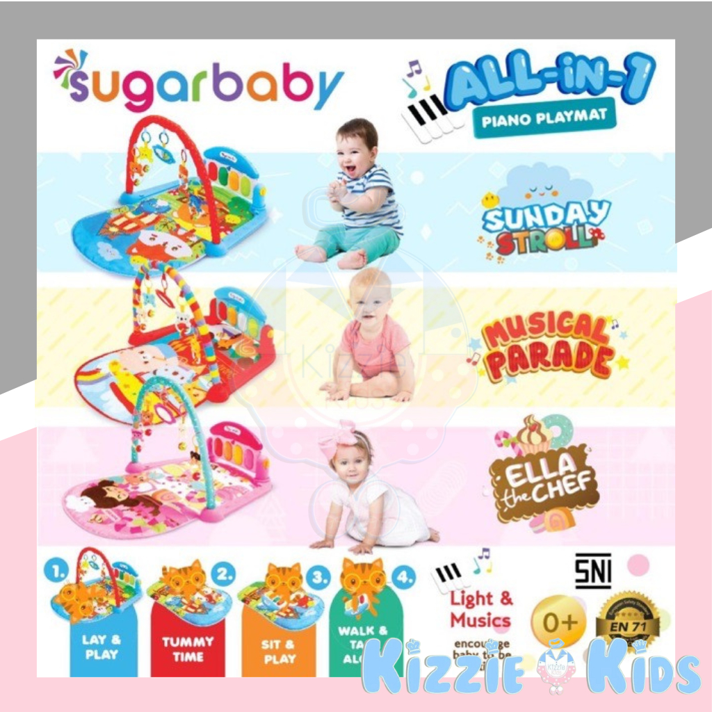 Sugar Baby Piano Playmat / SugarBaby 2in1 Baby Walker &amp; Playmat / Push Walker